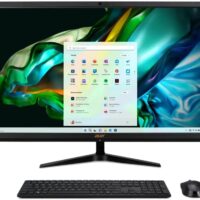 Acer Aspire C27-1800 All-in-One Desktop – 13th Gen Intel® Core™ i7-1355U, 16GB RAM, 1TB SSD, 27" FHD 120Hz Display, Wireless Keyboard & Mouse, Windows 11 Pro, English, 1 Year...