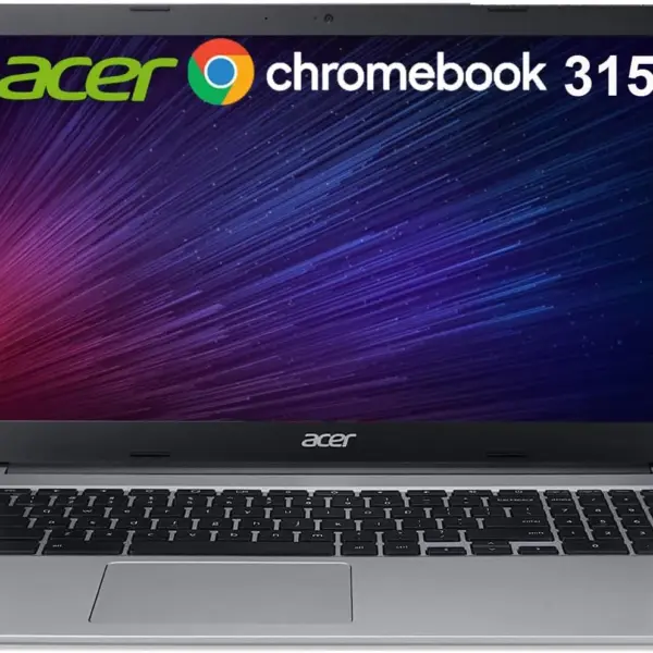 acer Chromebook 315 15.6" (Intel Celeron N4500, 4GB RAM, 128GB Storage (64GB eMMC + 64GB IST SD Card)), IST Hub, Chrome OS
