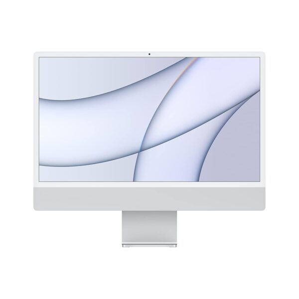 Apple 2021 iMac (24-inch, Apple M1 chip with 8‑core CPU and 7‑core GPU, 2 ports, 8GB RAM, 256GB) - Silver (Renewed)