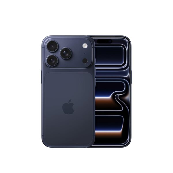 Apple iPhone 17 Pro 256 GB: 6.3-inch Display with ProMotion up to 120Hz, A19 Pro Chip, Breakthrough Battery Life, Pro Fusion Camera System with Center Stage Front Camera; Deep Blue