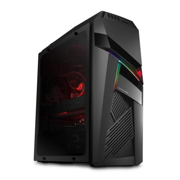 ASUS Rog Strix Gl12 Gaming Desktop Overclocked 9Th Gen Intel Core I7 9700K Nvidia Geforce Rtx 2070 8Gb 16Gb Ddr4 Ram 512Gb Ssd 1Tb Hdd Windows 10 Black Grey Gl12Cx Ds771 gray black