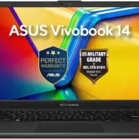 ASUS Vivobook Go 14 Laptop (Black) | AMD Ryzen 5 7520U, AMD Radeon Graphics, 8GB RAM, 512GB SSD, 14"FHD Display, Win11 [E1404FA-EB165W]