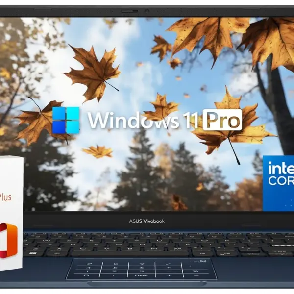 ASUS Vivobook Laptop Computer Business 2025-2026, Lifetime Office, AI Copilot, 14" FHD Display, 6-Core Intel i3-1315U CPU, 16GB RAM, 1TB Storage (512GB SSD +500GB Ext),...