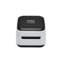 Brother VC-500W Label Maker, Full Colour Labeller Photo Printer, Wireless, Desktop, ZINK (Zero-Ink) Printing Technology, White