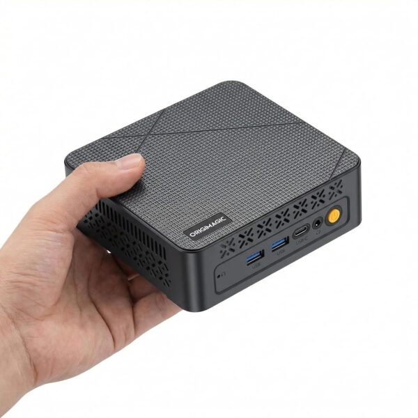 C3 Home-Office-Mini PC, Intel 5005U Processor (Up to 2.0GHz), 8GB RAM 512GB SSD Mini Computer, Dual Screen Display, HDMI x2, RJ45 LAN x1, WiFi5, BT5.0, Mini Desktop PC