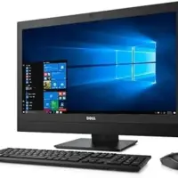 DeII OptiPlex 7440 24" All in One PC FHD 1920 x 1080 Desktop Computer, Core i5-6500 Processor | 8GB Ram, 256GB SSD | DVD, Webcam, HDMI, Windows 11, Wireless Keyboard+Mouse...
