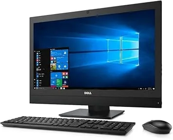DeII OptiPlex 7440 24" All in One PC FHD 1920 x 1080 Desktop Computer, Core i5-6500 Processor | 8GB Ram, 256GB SSD | DVD, Webcam, HDMI, Windows 11, Wireless Keyboard+Mouse...