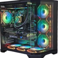 GAMING PC Intel i5-14400F 4.7 Ghz | Nvidia RTX 3080 TI 12 GB | RAM 32GB DDR4 | 1TB NVME SSD | LIQUID COOLER 240MM | WIN 11 PRO | WIFI + BT