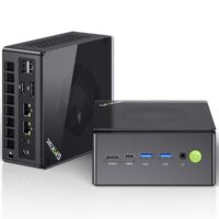 GMKtec (Upgraded) Gaming Mini PC K8 Plus AMD Ryzen 7 8845HS(8C/16T, up to 5.1GHz) 32GB DDR5 RAM 1TB SSD, Desktop Computer Preinstalled Windows 11 Pro Dual NIC 2.5G, HDMI 2.1, USB4