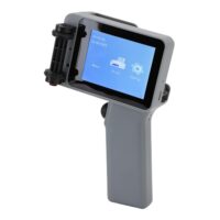 Handheld Inkjet Printer, Portable Inkjet Printer Gun with 42ml Black Cartridge, HD LED 4.3in Touch Screen 12.7mm Handheld Printer for Text Barcode Logo QRCode Counter Batch