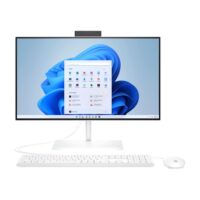 HP All-in-One Desktop With 23.8" FHD IPS Display - 13th Gen Intel Core i5-1335U processor- Intel Iris Xe Graphics - 16GB DDR4 RAM - 512GB NVMe SSD- White Keyboard & Mouse -...