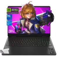 HP OMEN 16" Slim Gaming Laptop, Intel Core Ultra 5 225H, Nvidia RTX 5050, 165Hz Display, Window 11, W/Mouse pad (16GB RAM | 1TB PCIe SSD, Window 11 Pro)