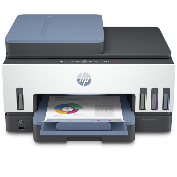 HP | Smart Tank | Touchscreen | Wireless | Print, Copy, Scan, Fax | Automatic Duplex | Print Speed: 15ppm(black) / 9ppm(color) | Up to 18000 black or 8000 color pages included |...