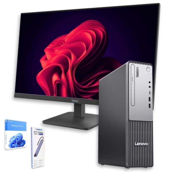 Lenovo Bundle PC Gen5 SFF + ThinkVision Monitor 27 Inch IPS 100 Hz | Intel Core i5-13420H, 2026 16GB RAM DDR5, 512GB SSD, Windows 11 Pro, Full HD Monitor Docking Station 10 in 1...