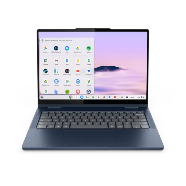 Lenovo Chromebook Plus 2-in-1-2026 - 14" WUXGA IPS Touchscreen Display - 8GB Memory - 256GB Storage - Core 3 N355 - Cosmic Blue