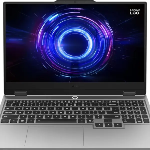 Lenovo LOQ 15IRX10 Gaming Laptop, 15.6" FHD IPS 144Hz Display, Intel Core i5-13450HX, 16GB DDR5 RAM, 512GB SSD, NVIDIA GeForce RTX 5050 8GB, White Backlit ENG Keyboard, Luna Grey
