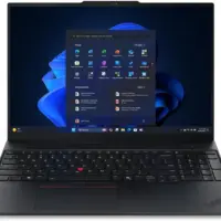 Lenovo ThinkPad E16 Gen 3 Laptop, 16" WUXGA Display, Intel Core Ultra 5 225H, 16GB DDR5 RAM, 512GB SSD, Intel Arc 130T Graphics, FHD IR Camera, Wi-Fi 6E, Backlit Keyboard, Black