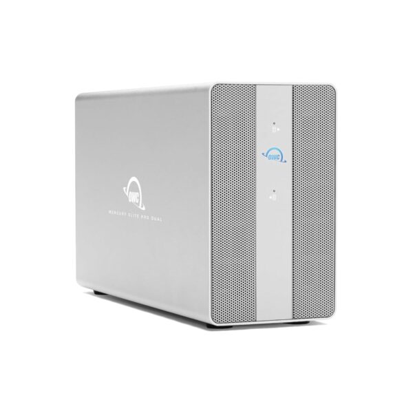 OWC 16TB Mercury Elite Pro Dual USB-C/Thunderbolt 3 External Raid Storage Enclosure with 3Port HUB for Mac and PC