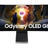 Samsung 34 Inch Gaming Monitor G8 Odyssey OLED Ultra Wide QHD (3440 x 1440) Resolution with Smart Functions 175Hz 0.03Ms Screen Curvature 1800R - LS34DG852SMXUE