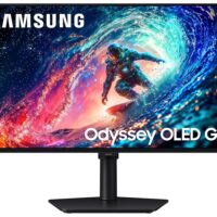 Samsung Odyssey 27" Gaming Monitor G6 G61SH OLED QHD 240Hz Refresh Rate, 0.03Ms Response Time, Height Adjustable and Pivot, Safeguard+, FreeSync Premium Pro,...