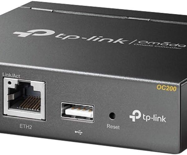 TP-Link Omada Hardware Controller | SDN Integrated | PoE Powered | Manage Up to 100 Devices | Easy & Intelligent Network Monitor & Maintenance | Cloud Access & Omada App (OC200)